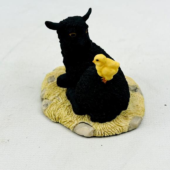 Little Black Lamb Lowell Davis Schmid RFD America Figurine 225297 Chick Box - Picture 3 of 9